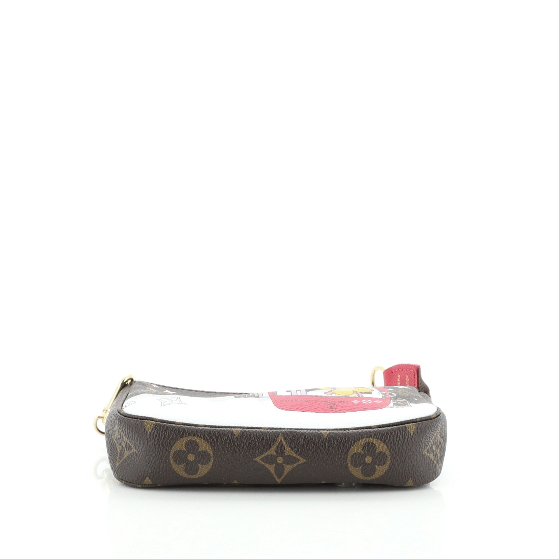 Pochette Accessoires Limited Edition Vivienne Xmas Monogram Canvas Mini