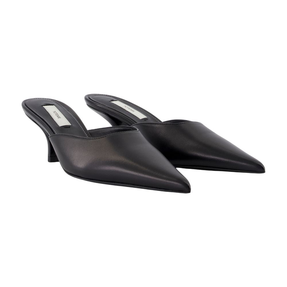 Women's Sharp Sandals - TOTEME - Leather - Black