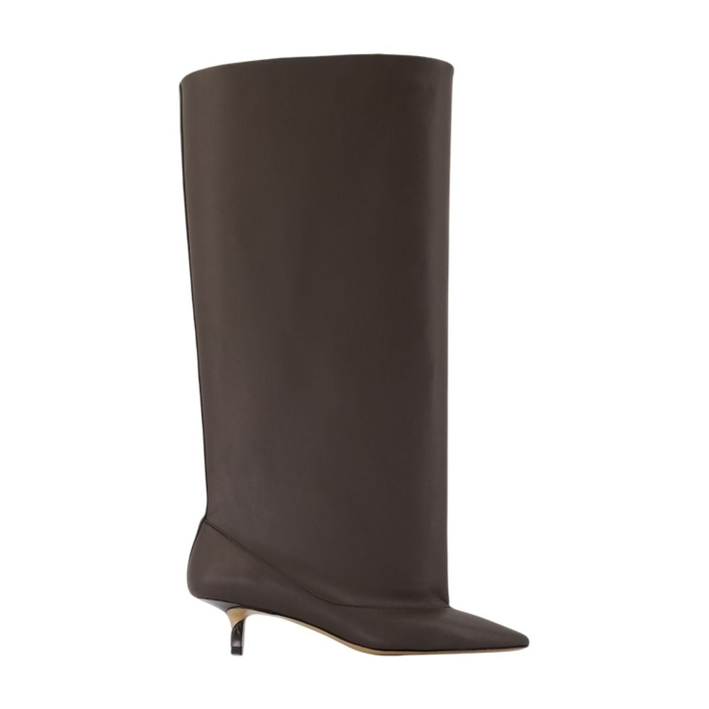 Tourni H Boots - Jacquemus - Leather - Brown