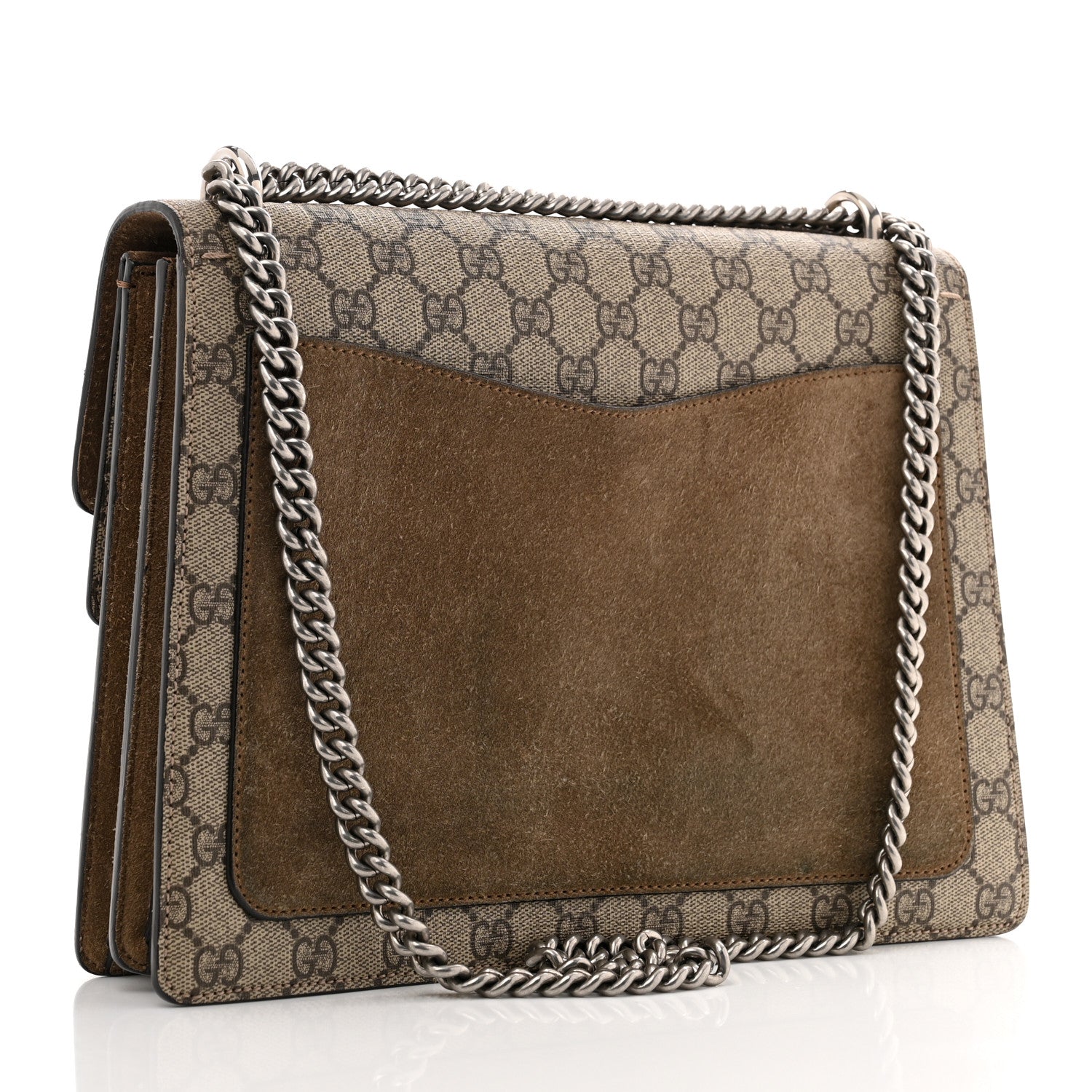 GG Supreme Monogram Medium Dionysus Shoulder Bag Taupe