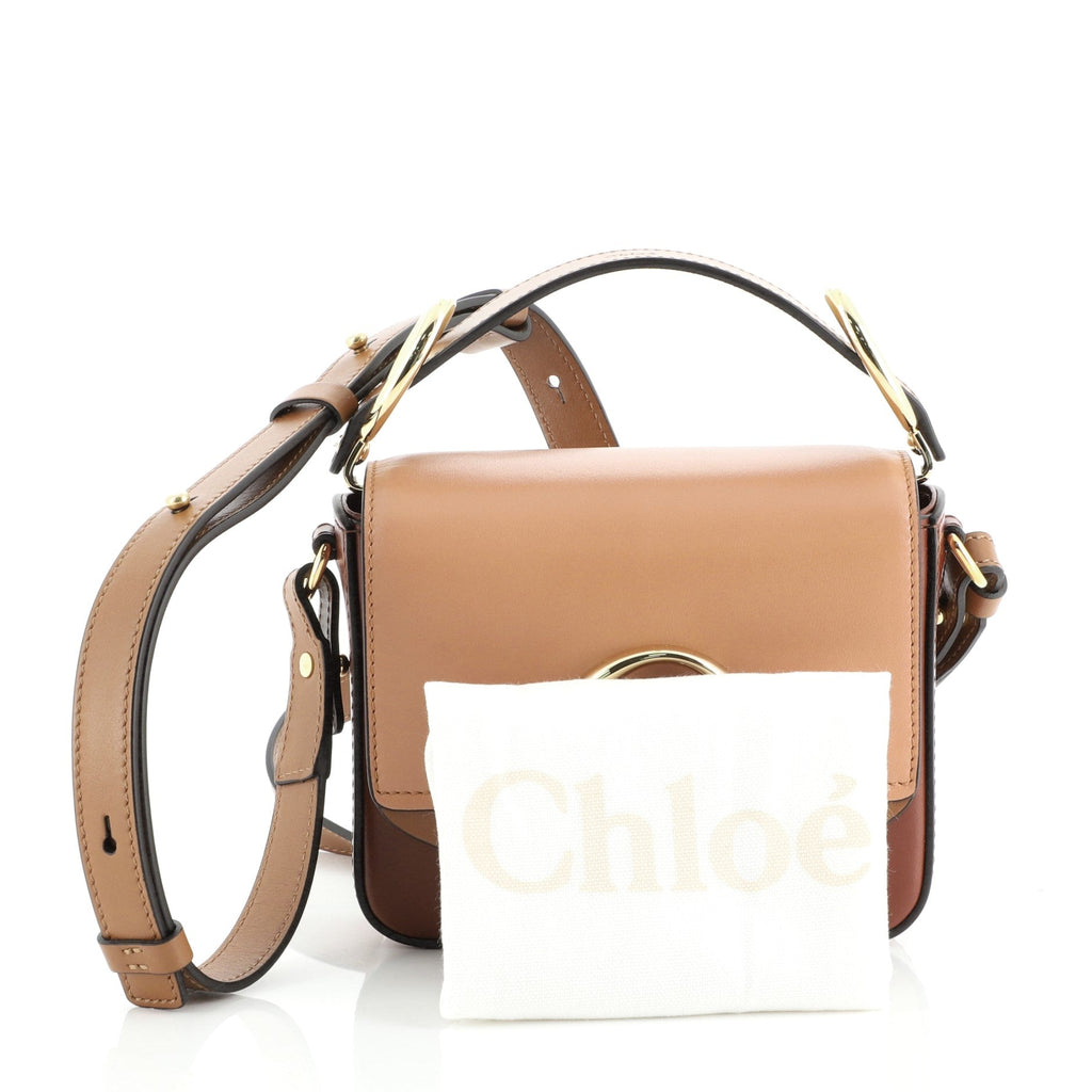 C Double Carry Bag Leather Mini
