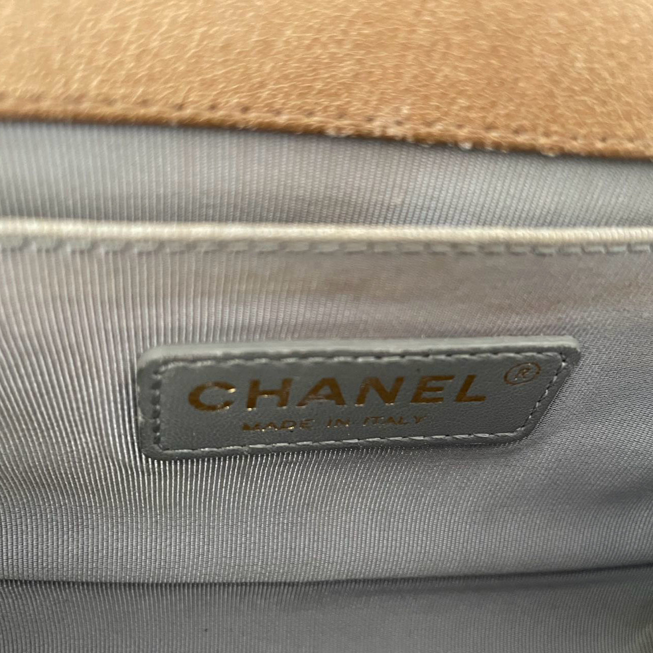 Chanel Le Boy Bag Limited Edition 15C Paris Dubai Small Metallic Gold