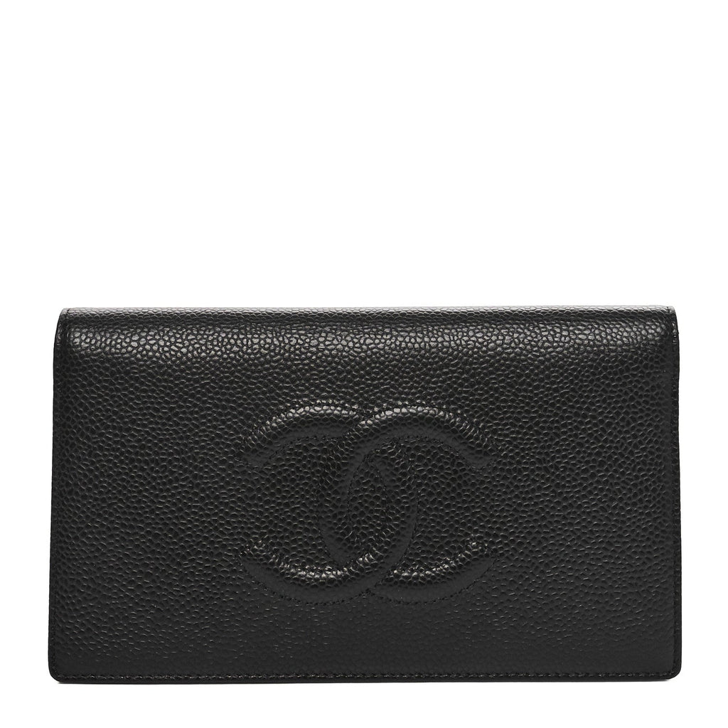 Caviar Timeless CC Yen Wallet Black