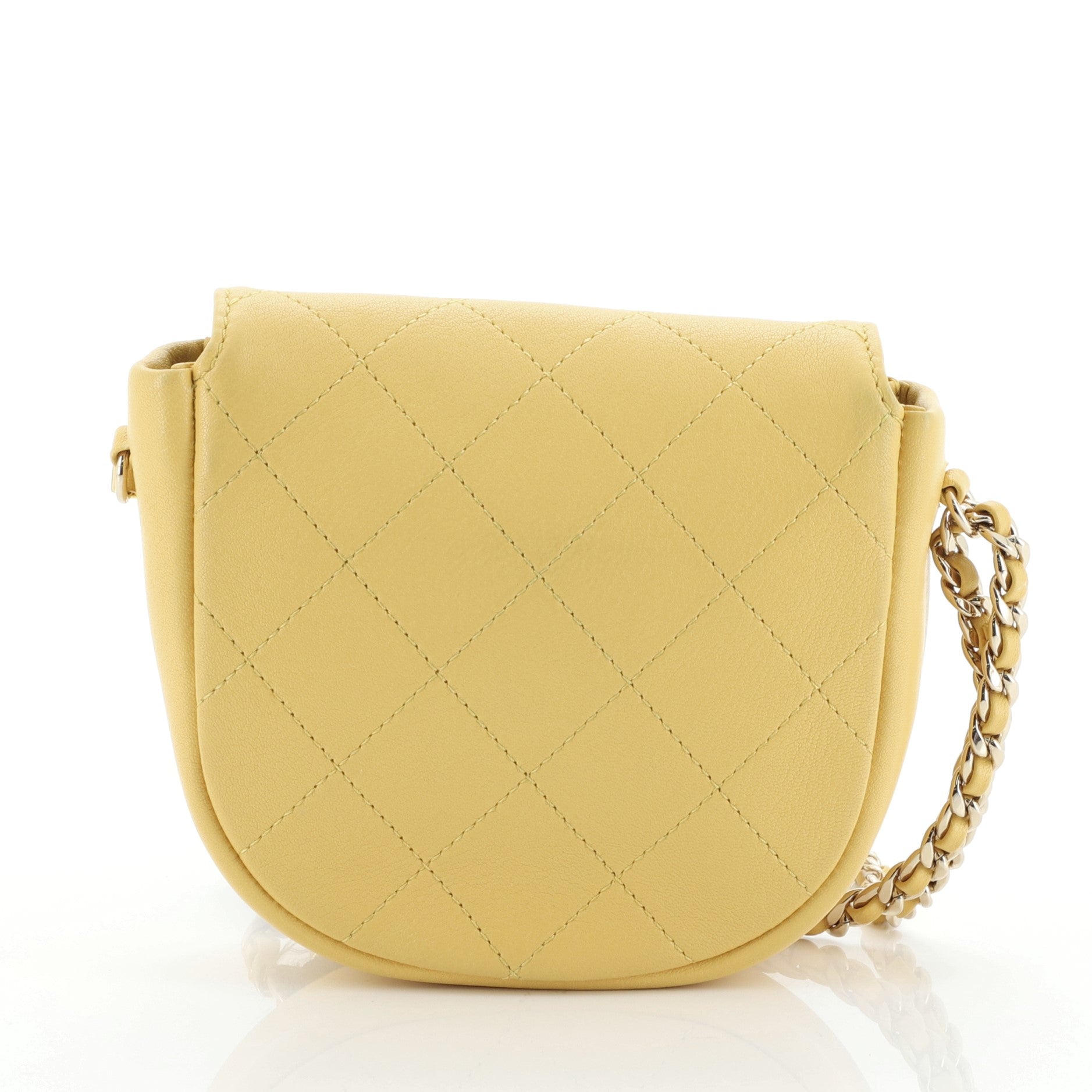 Casual Trip Messenger Bag Quilted Lambskin Mini