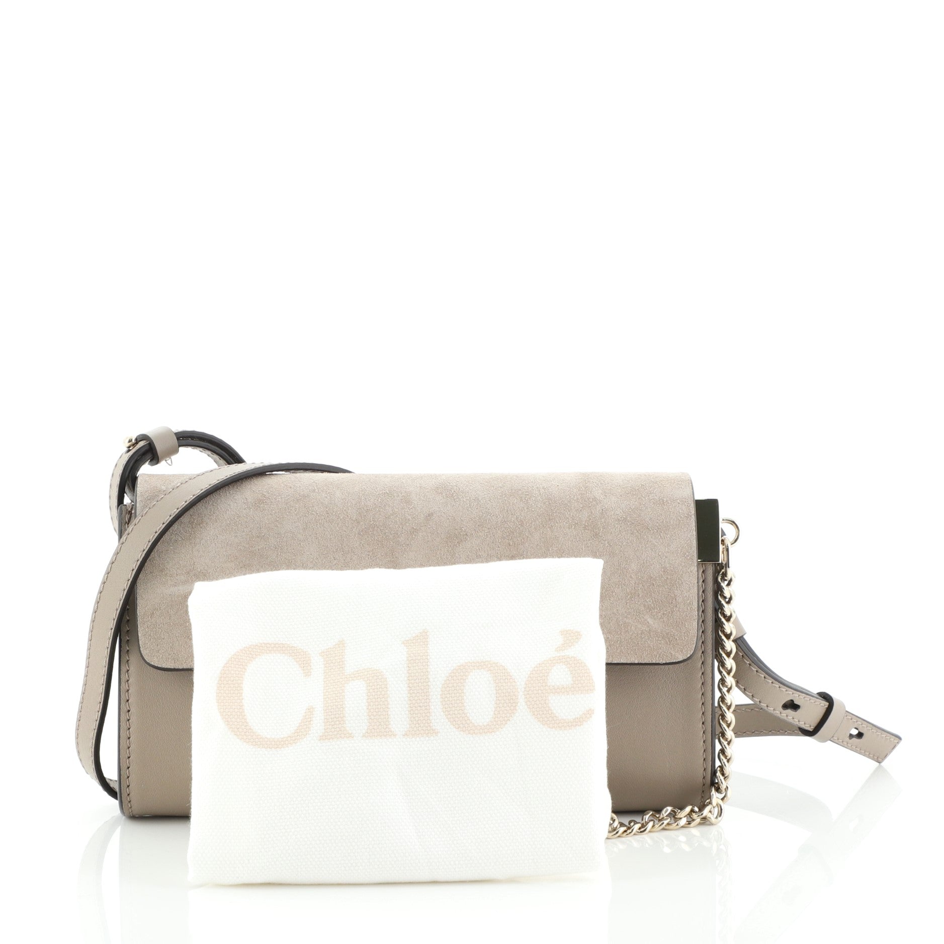 Faye Shoulder Bag Leather and Suede Mini