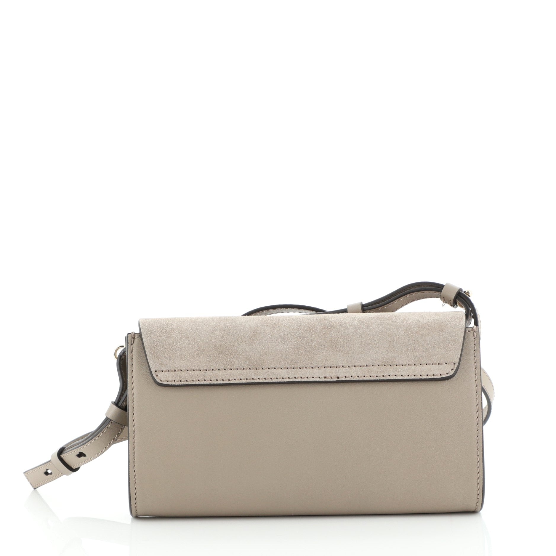 Faye Shoulder Bag Leather and Suede Mini