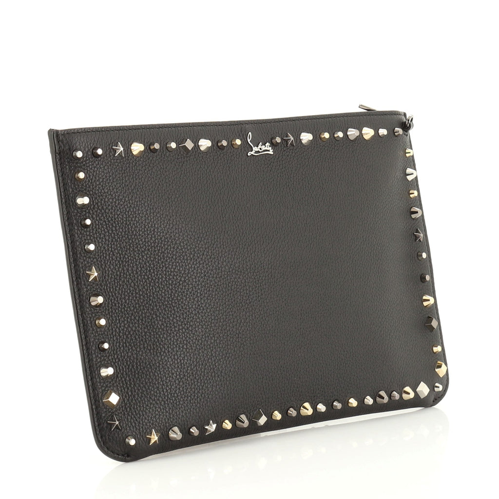 Loubiclutch Studded Leather