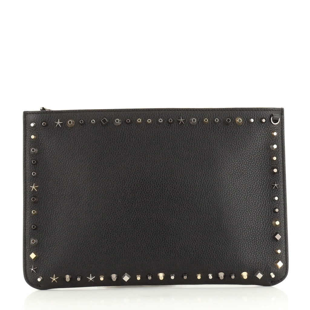 Loubiclutch Studded Leather