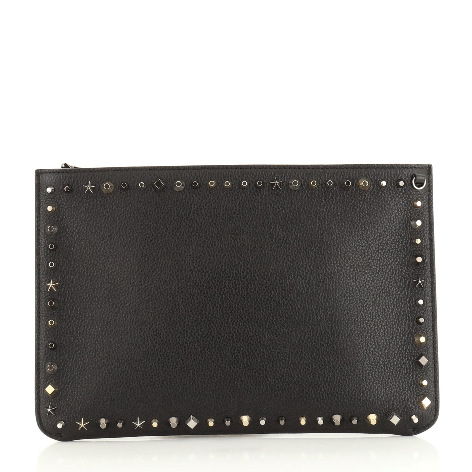 Loubiclutch Studded Leather