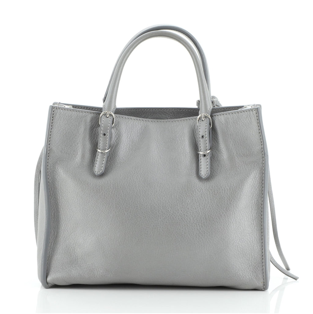 Papier A4 Zip Around Classic Studs Bag Leather Mini