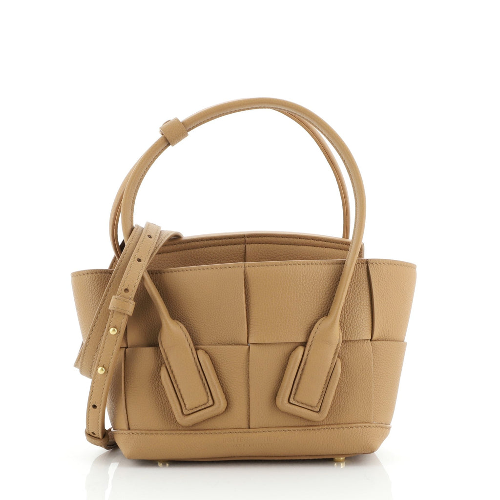 Arco Bag Maxi Intrecciato Leather Mini