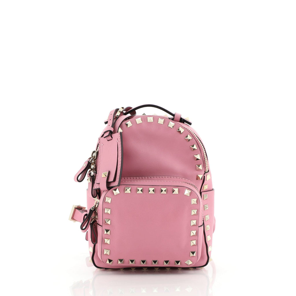 Rockstud Backpack Leather Mini