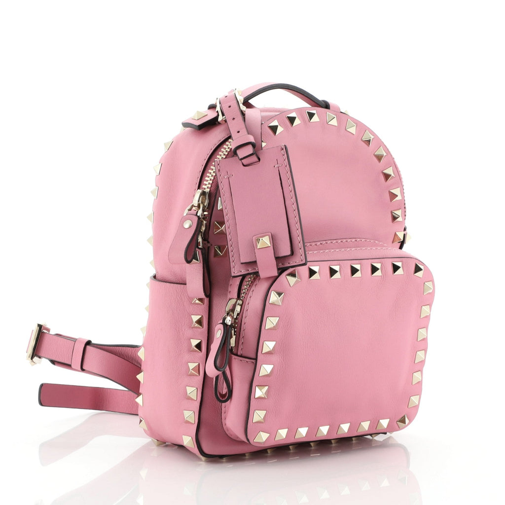 Rockstud Backpack Leather Mini