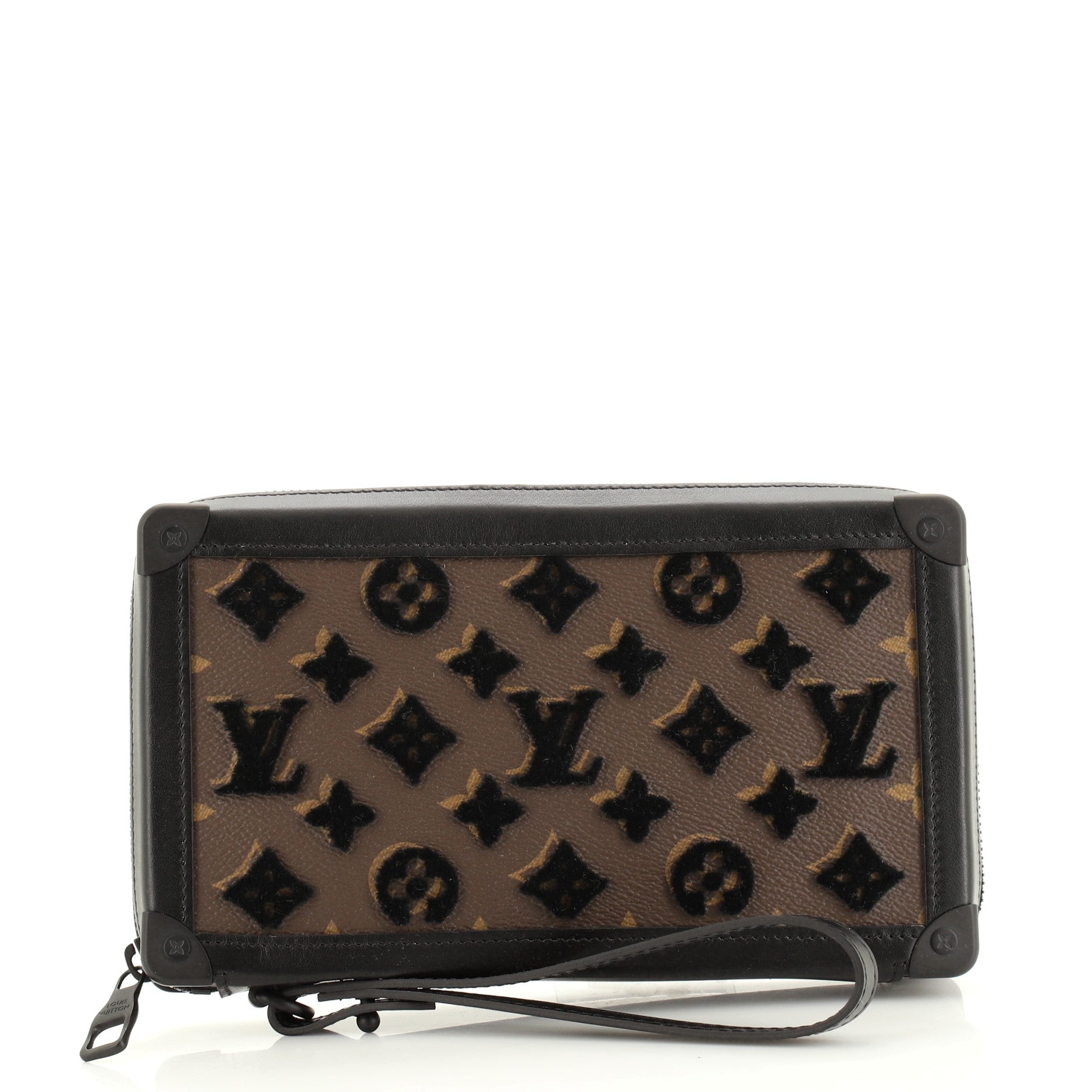 Soft Trunk Clutch Monogram Tuffetage Canvas