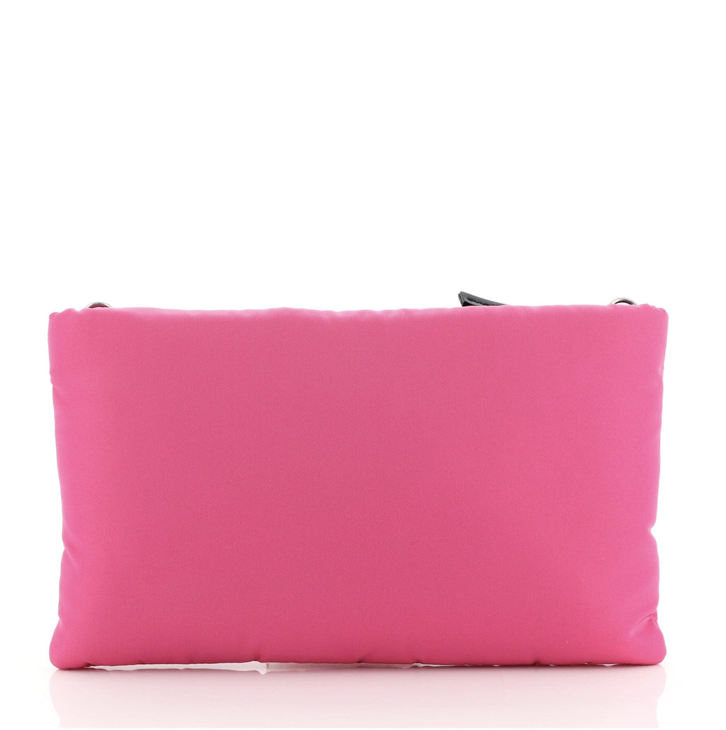 Fluo Chain Clutch Tessuto Small