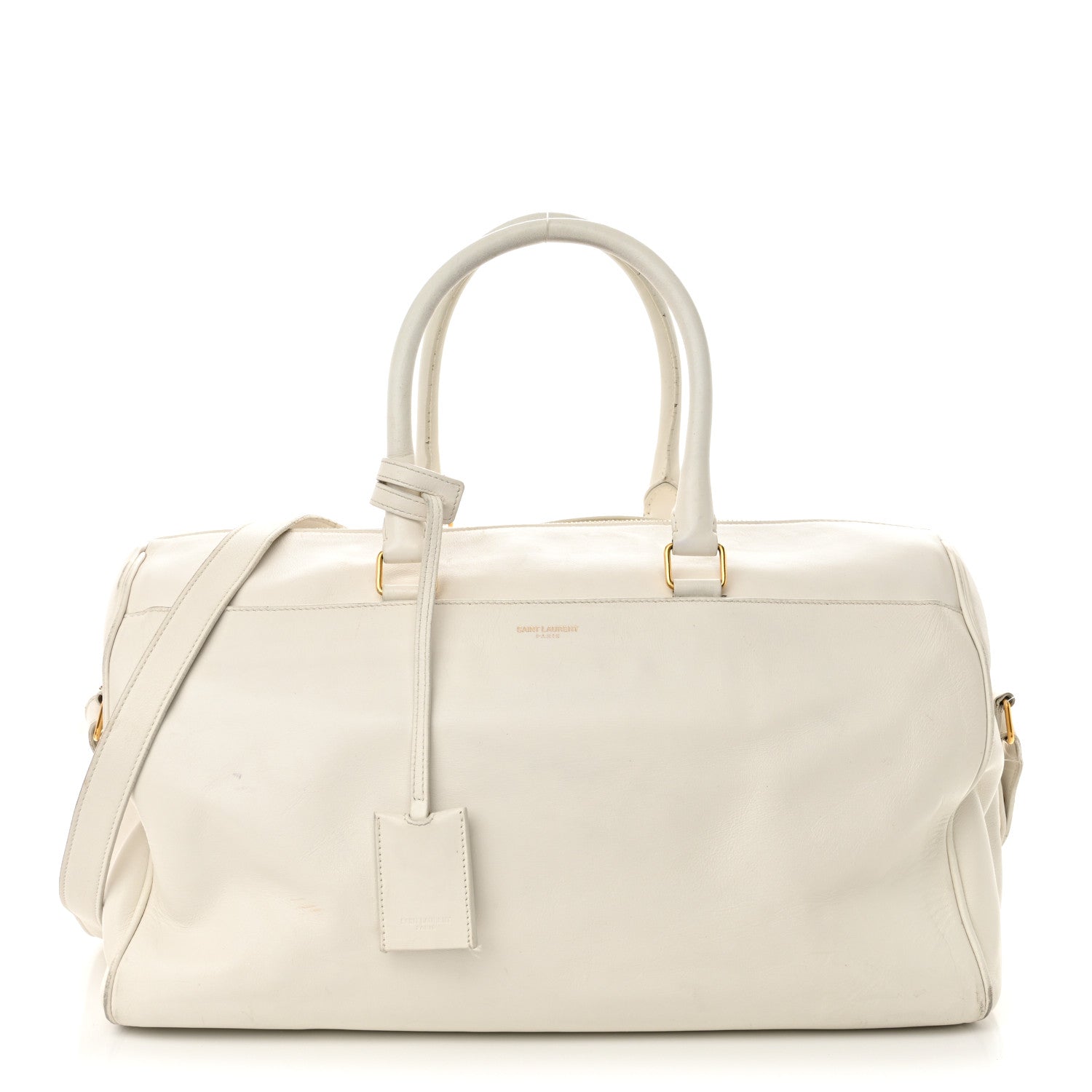 Calfskin Classic Duffle 12 Bag White