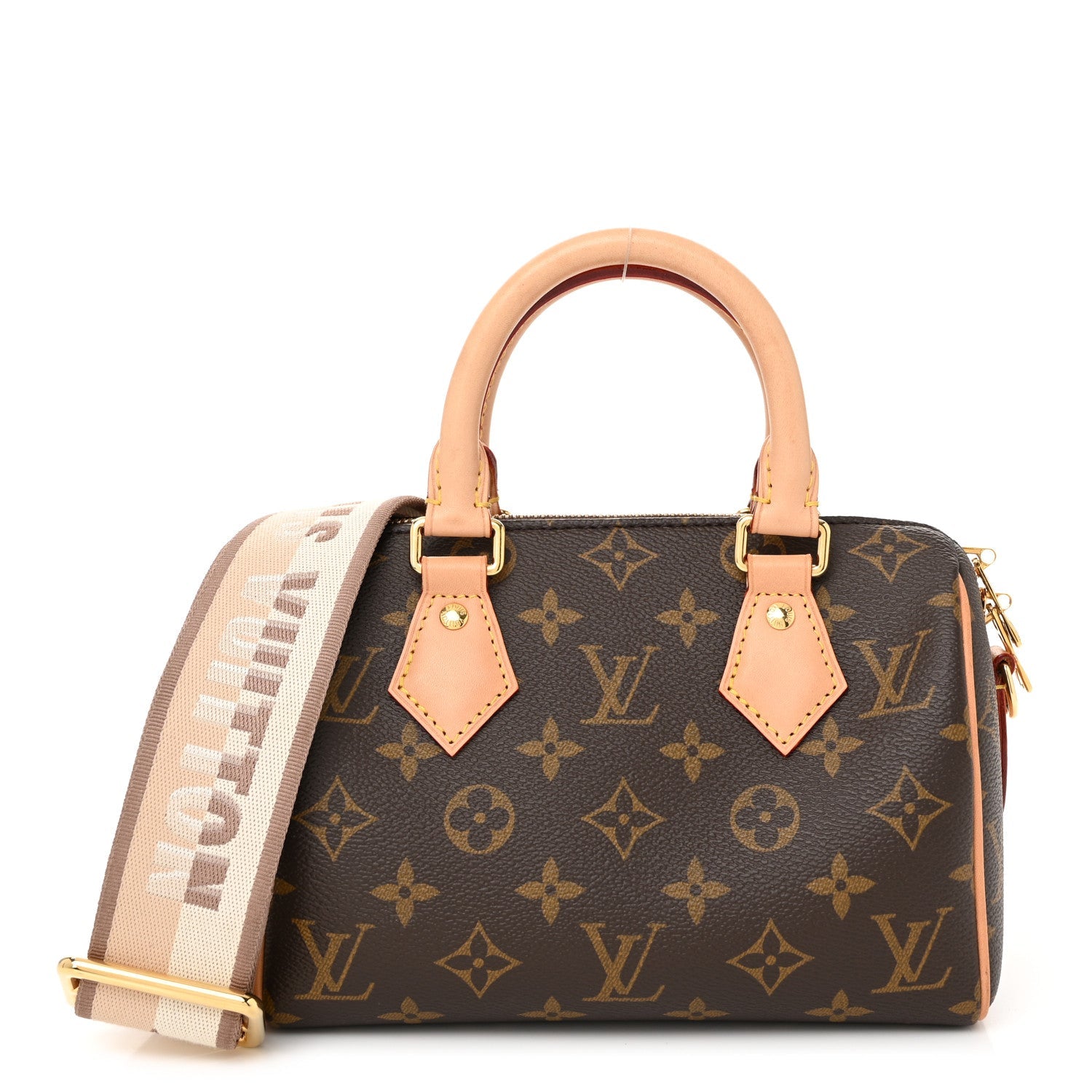 Monogram Speedy Bandouliere 20 Beige