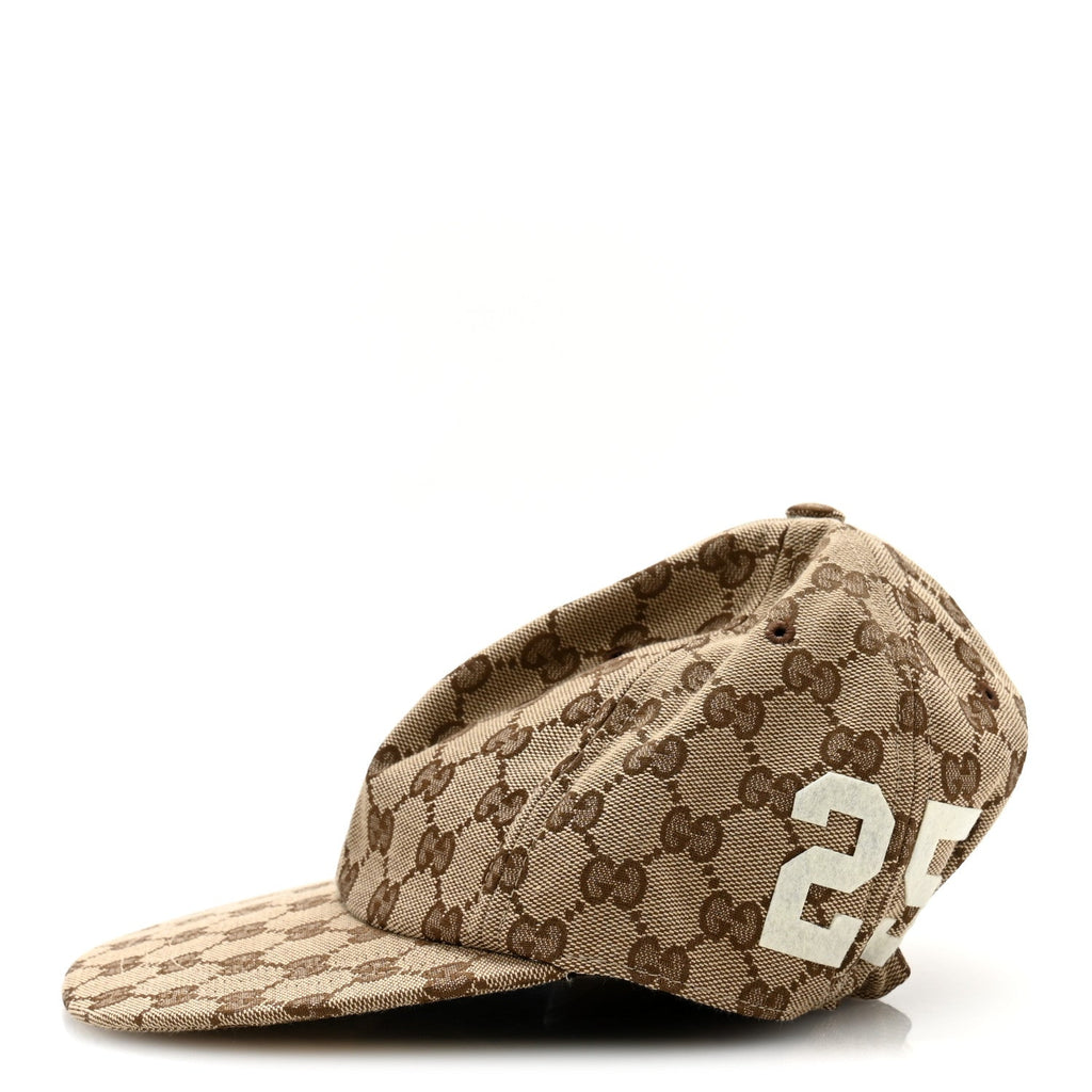 Monogram Patch Logo Soft Baseball Hat S Beige Cocoa