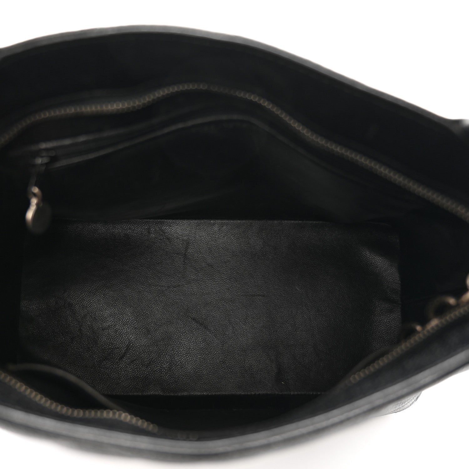 Caviar Quilted Medallion Tote Black