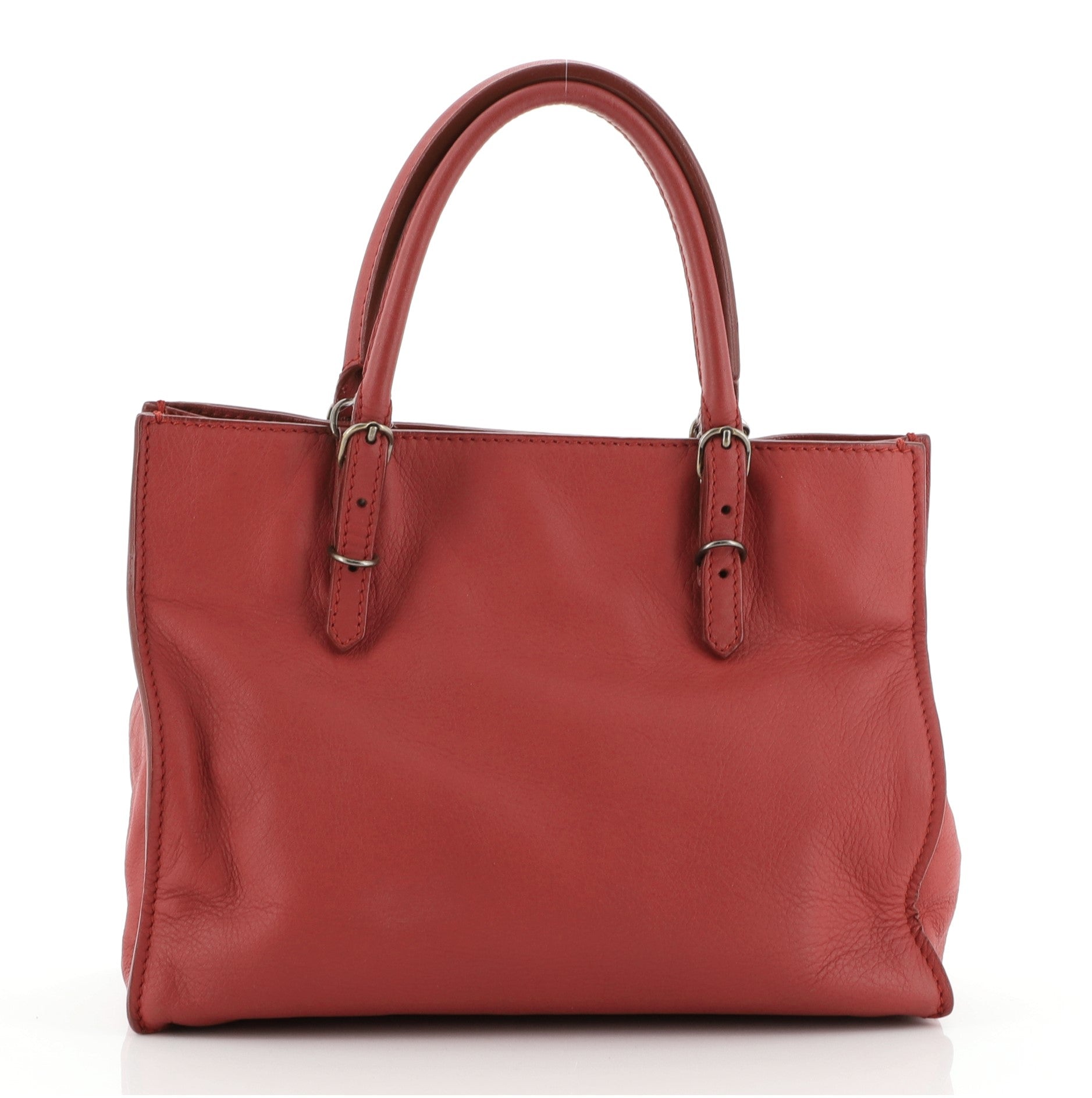 Papier A4 Classic Studs Bag Leather Mini