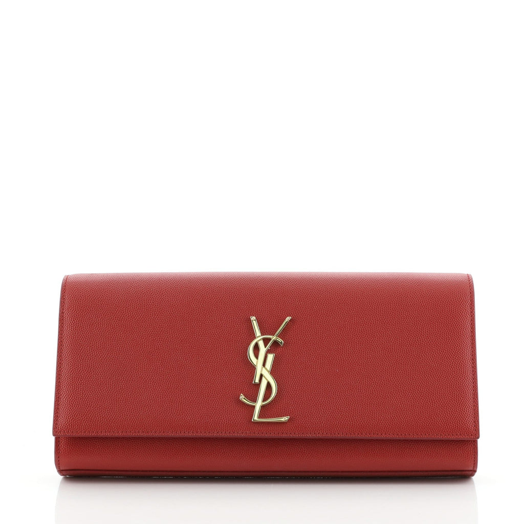 Classic Monogram Clutch Leather Long