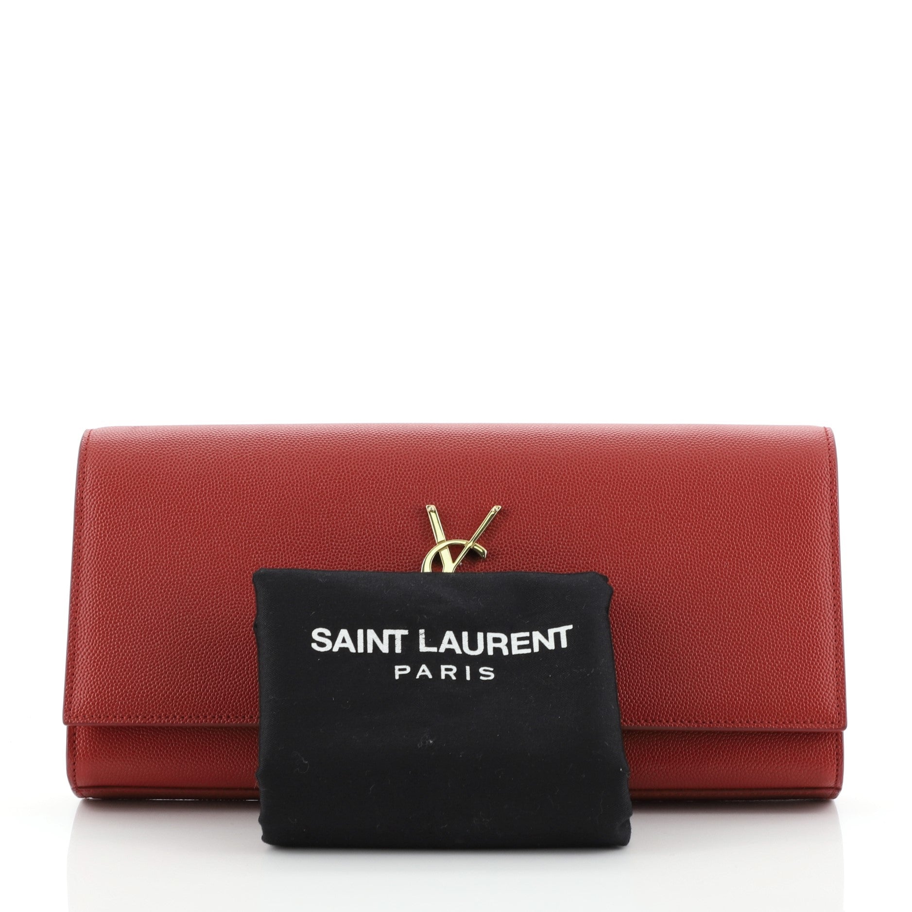 Classic Monogram Clutch Leather Long