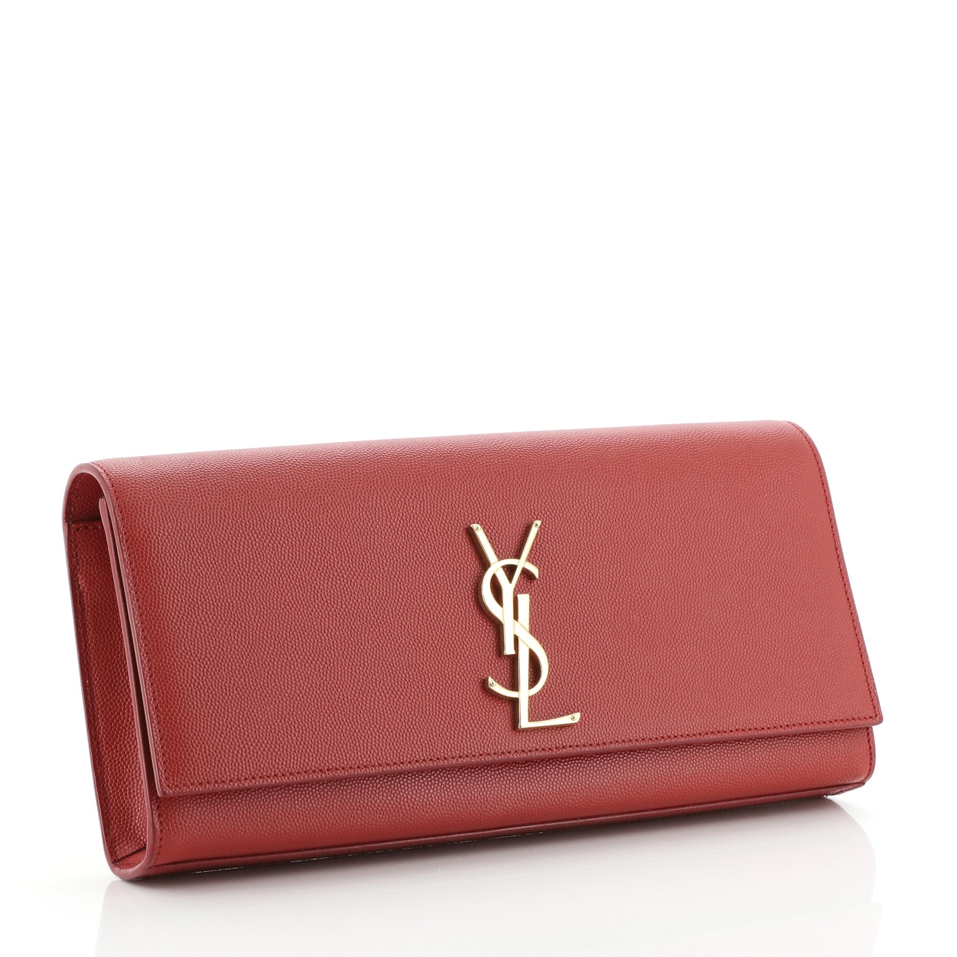 Classic Monogram Clutch Leather Long