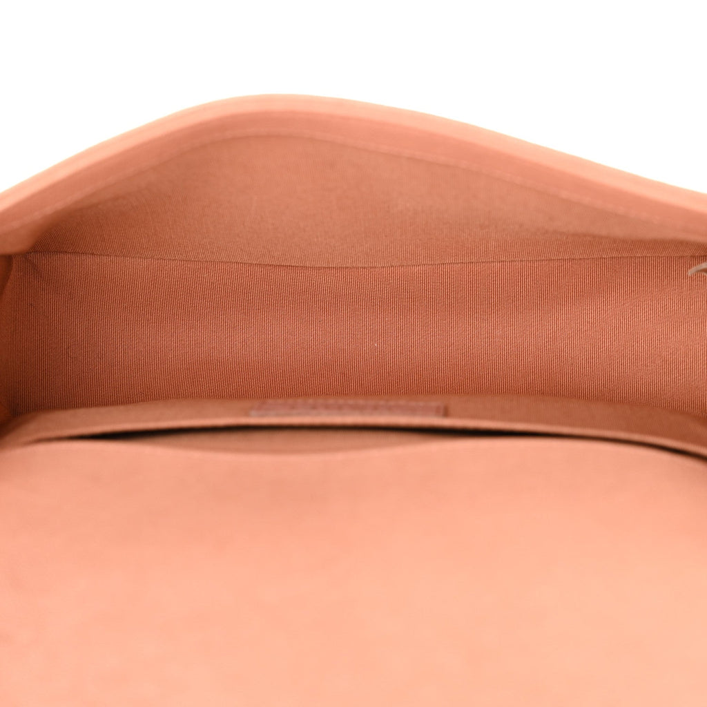 Caviar Quilted Medium Boy Flap Light Brown