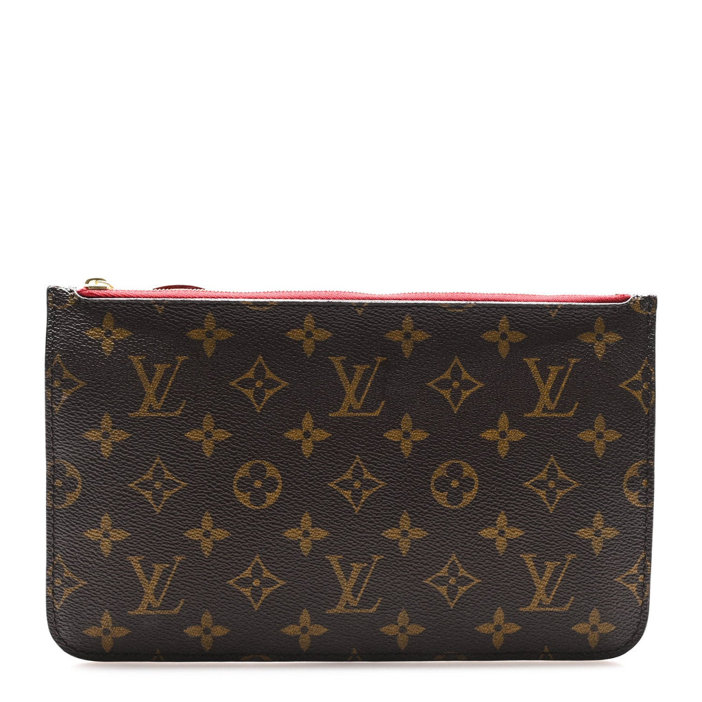 Monogram Neverfull MM GM Pochette Cherry