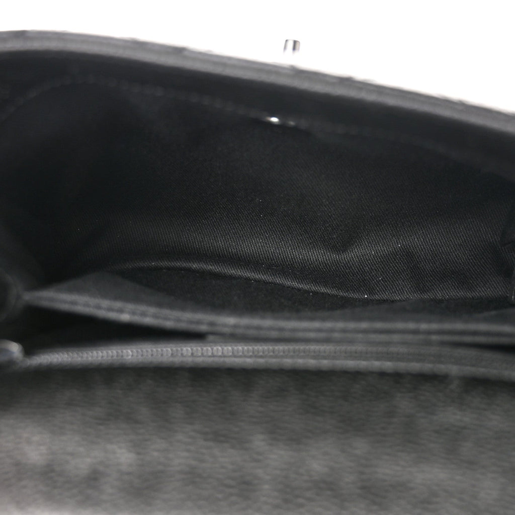 Caviar Quilted Mini Coco Handle Flap So Black