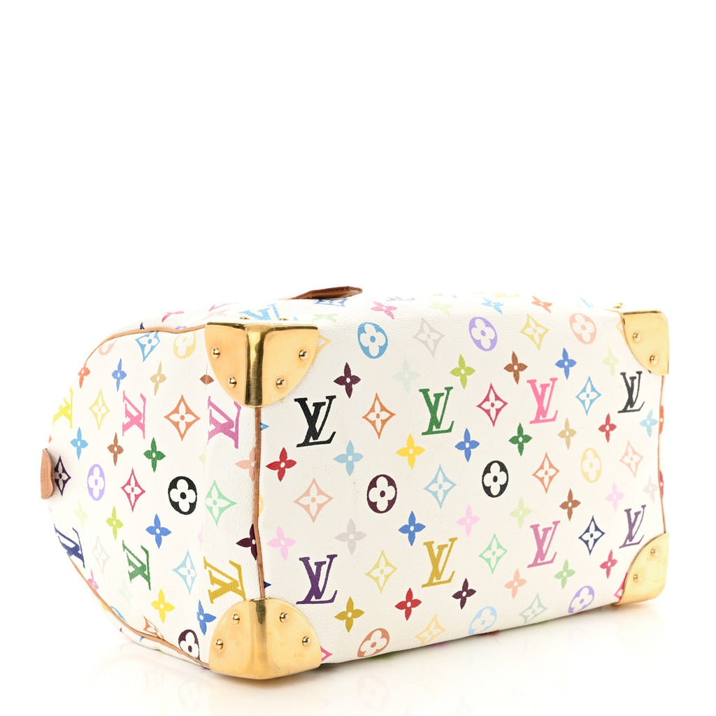 Monogram Multicolor Speedy 30 White