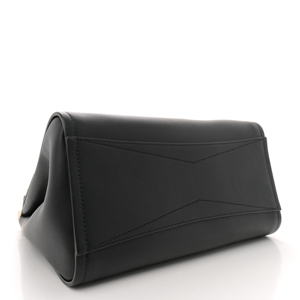 Calfskin Small Mystic Shoulder Bag Black