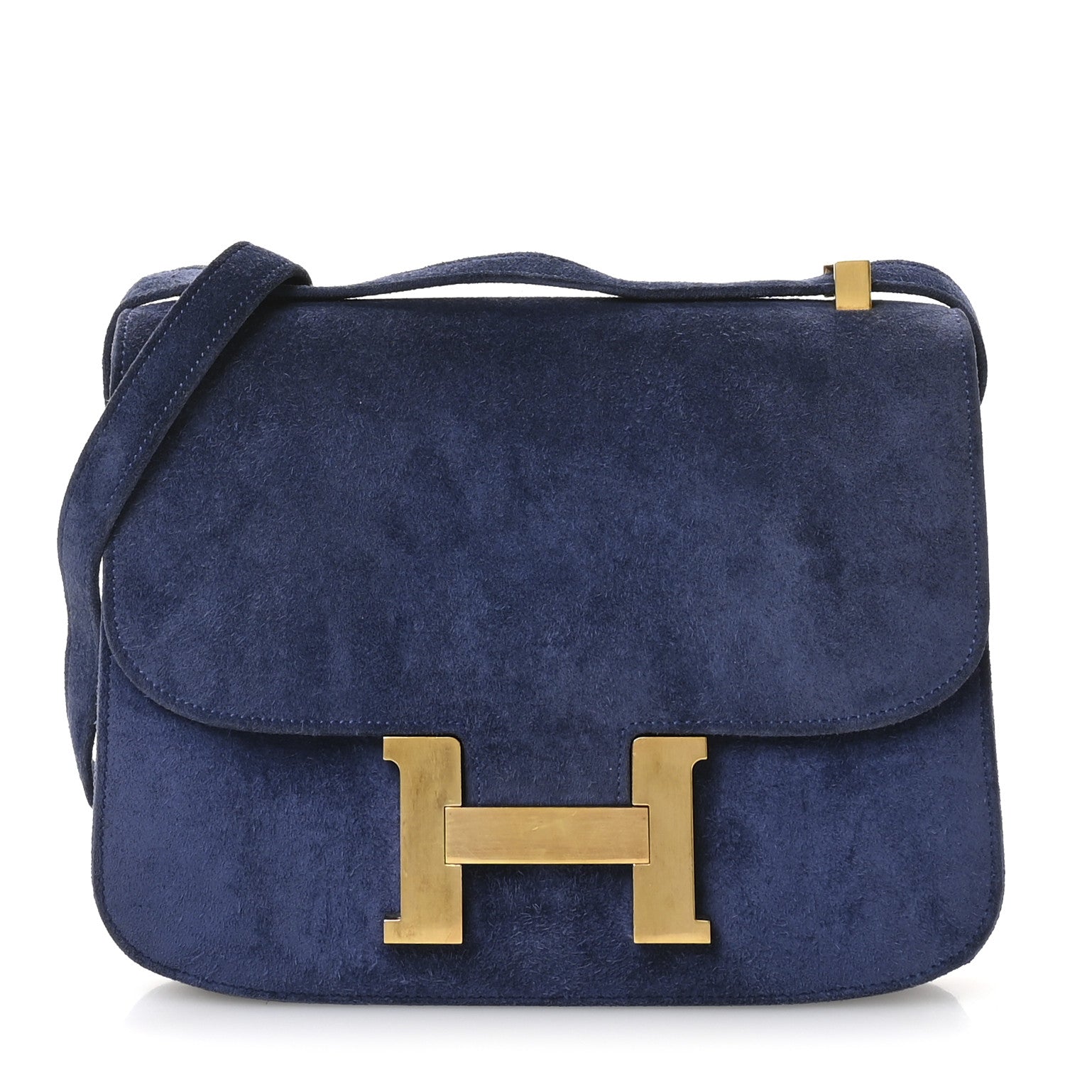 Veau Doblis Bonwit Teller Constance 23 Bleu Saphir