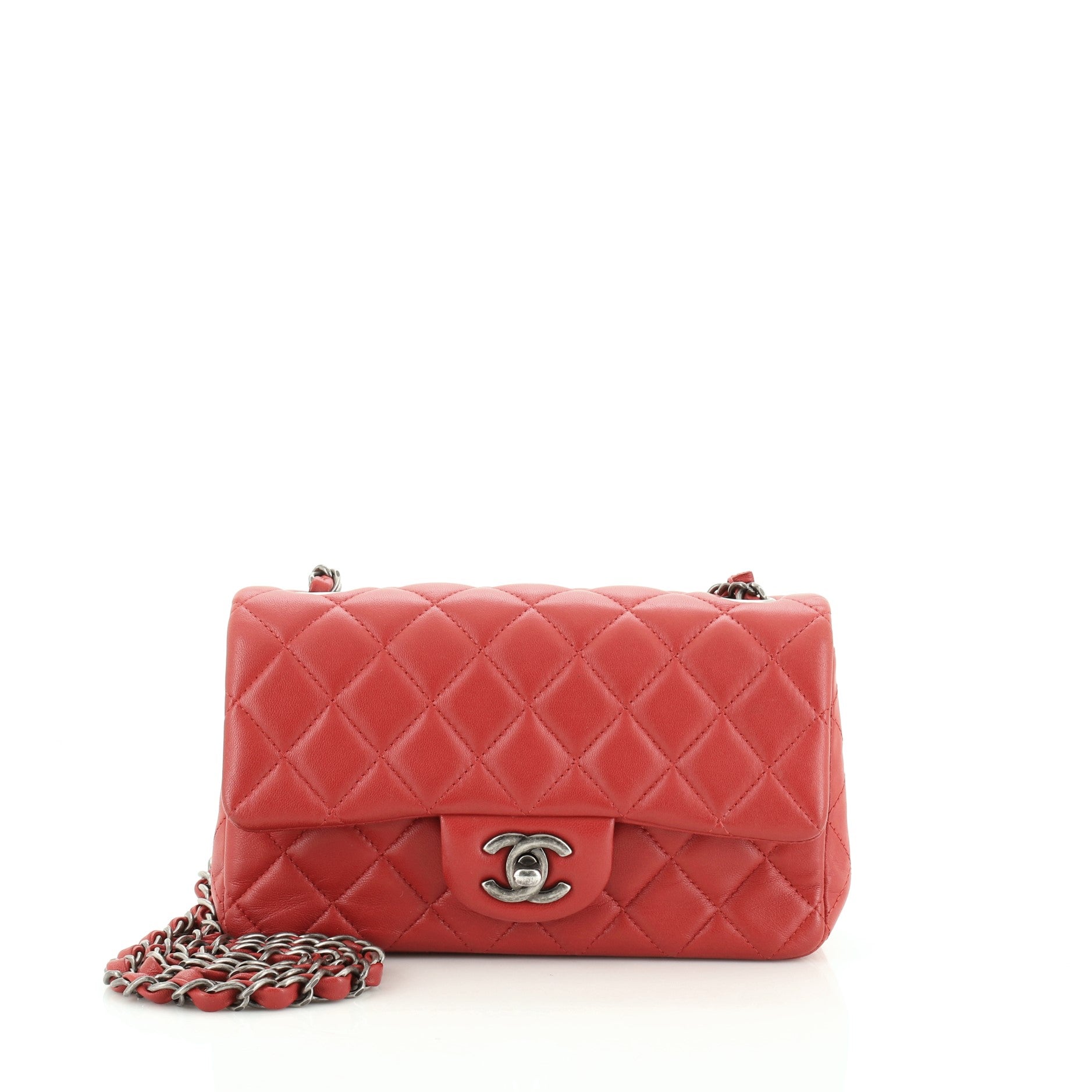 Classic Single Flap Bag Quilted Lambskin Mini