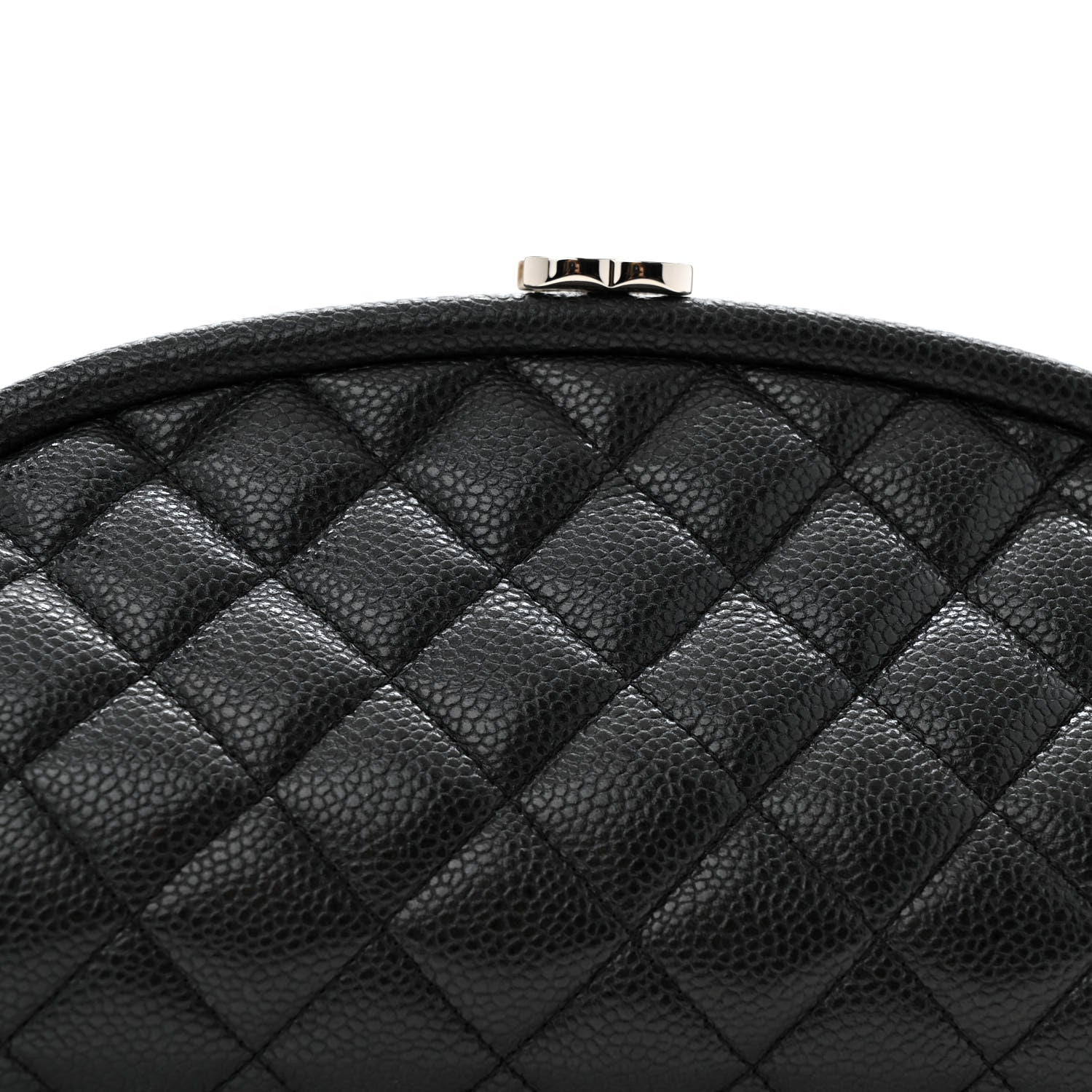 Caviar Quilted Timeless Clutch Black