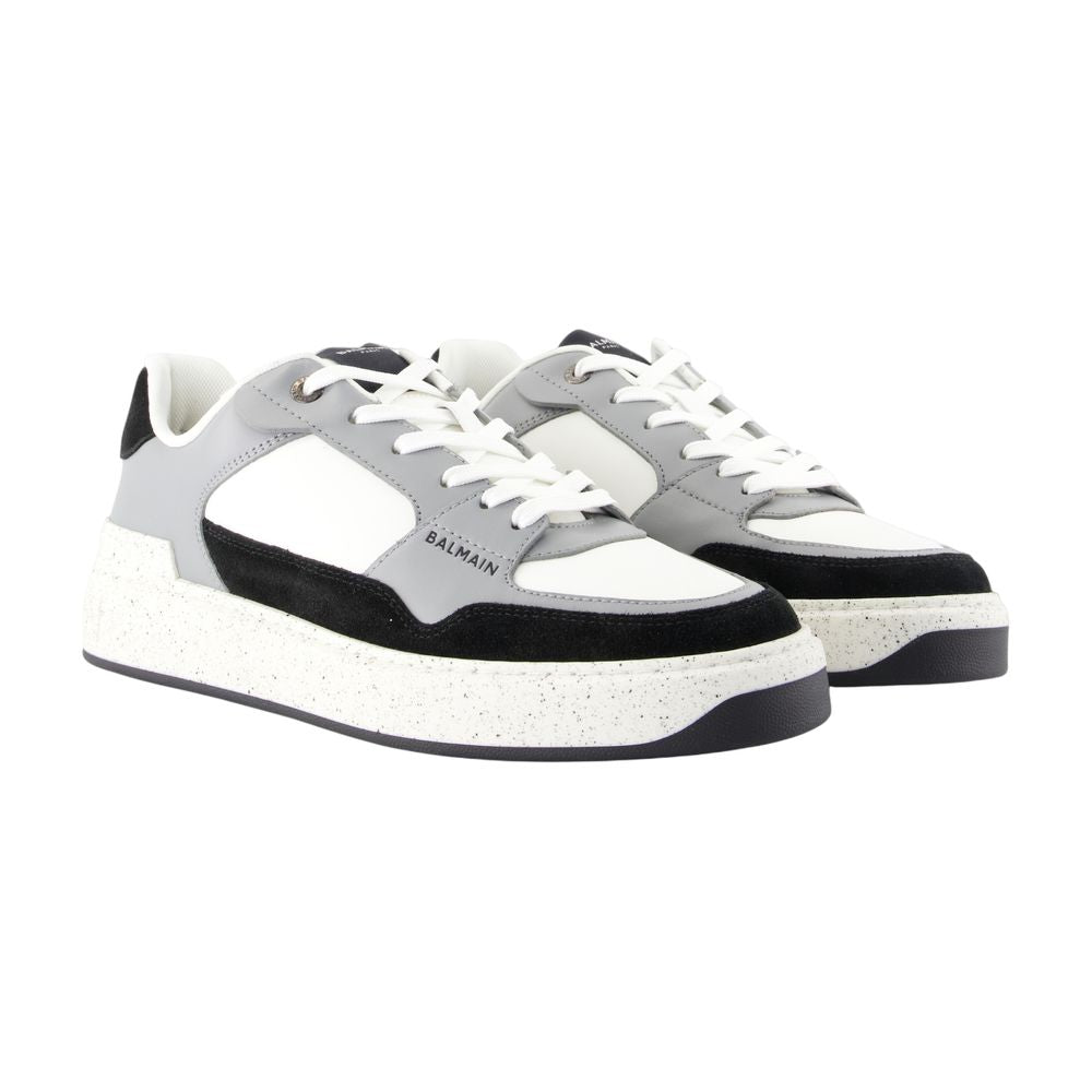 Women's B-Court Flip Sneakers - Balmain - Leather - Black