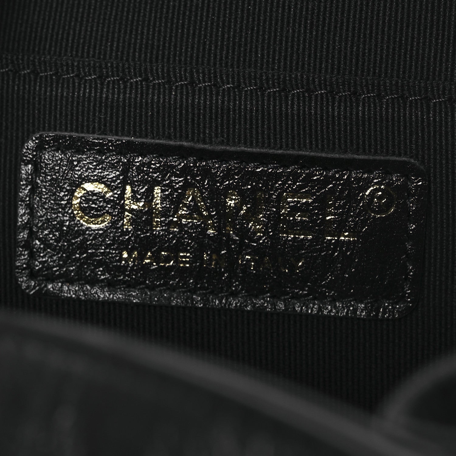 Lambskin Quilted Small Duma Drawstring Backpack Black