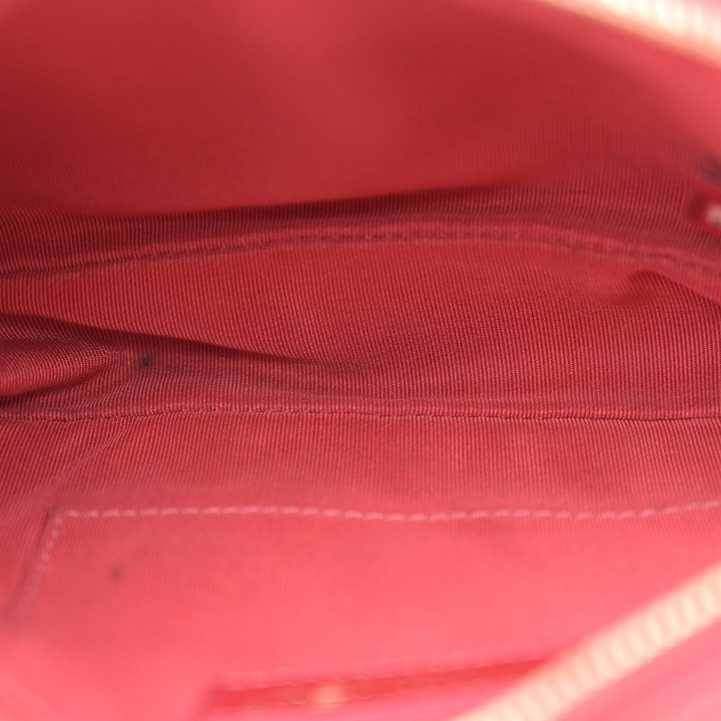 Calfskin Quilted Day Trips Camera Case Pink