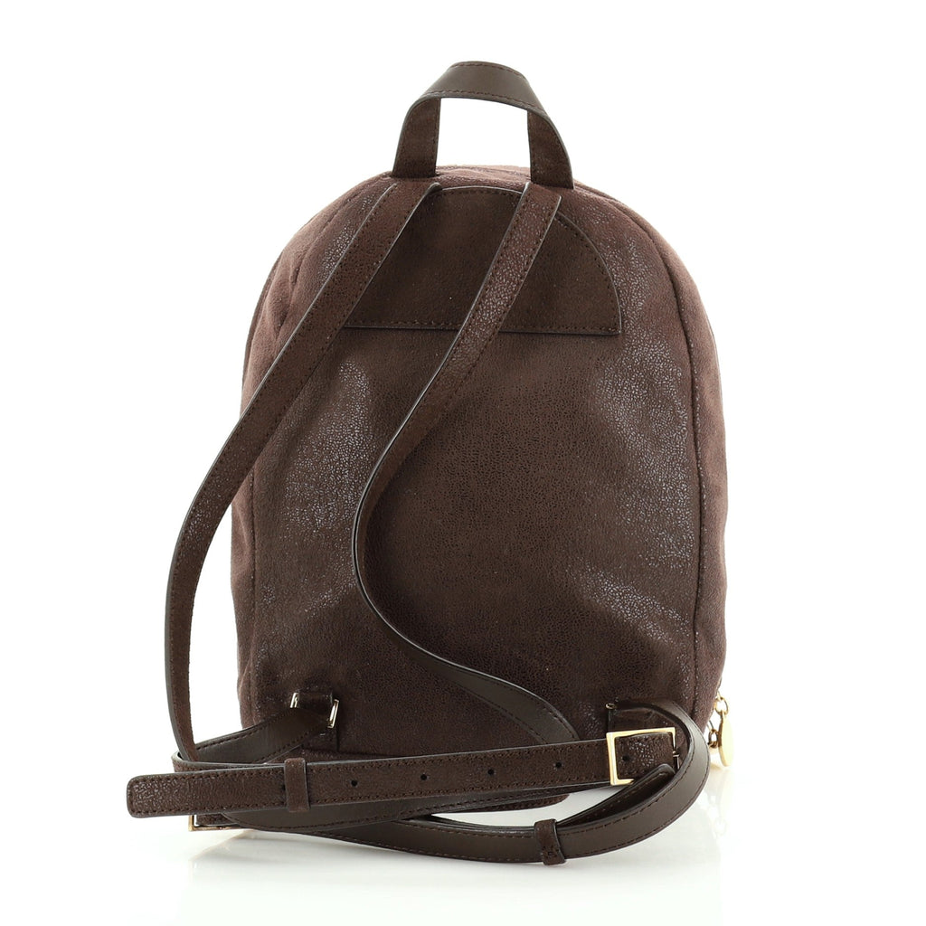 Falabella Front Zip Backpack Shaggy Deer Mini