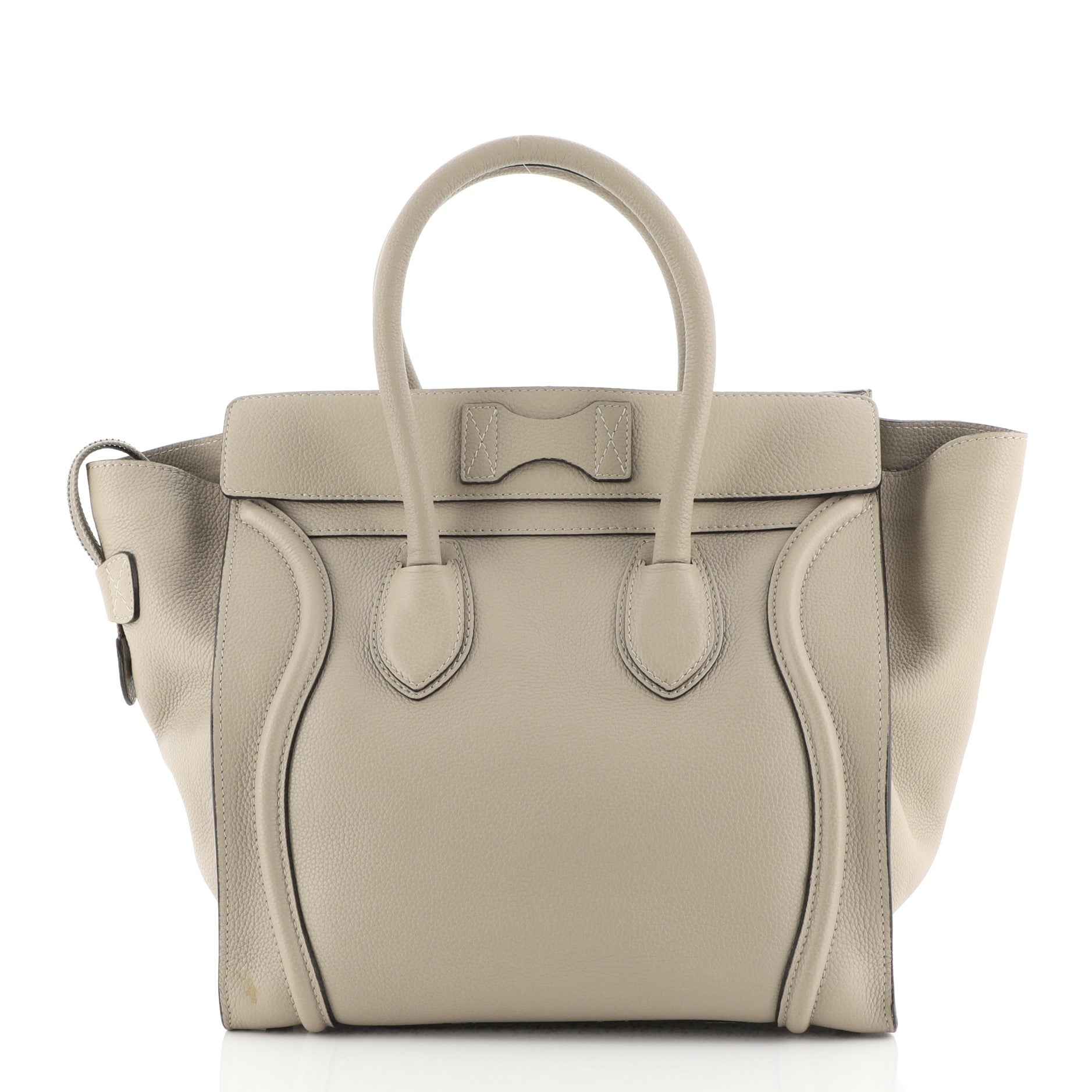 Luggage Bag Grainy Leather Mini