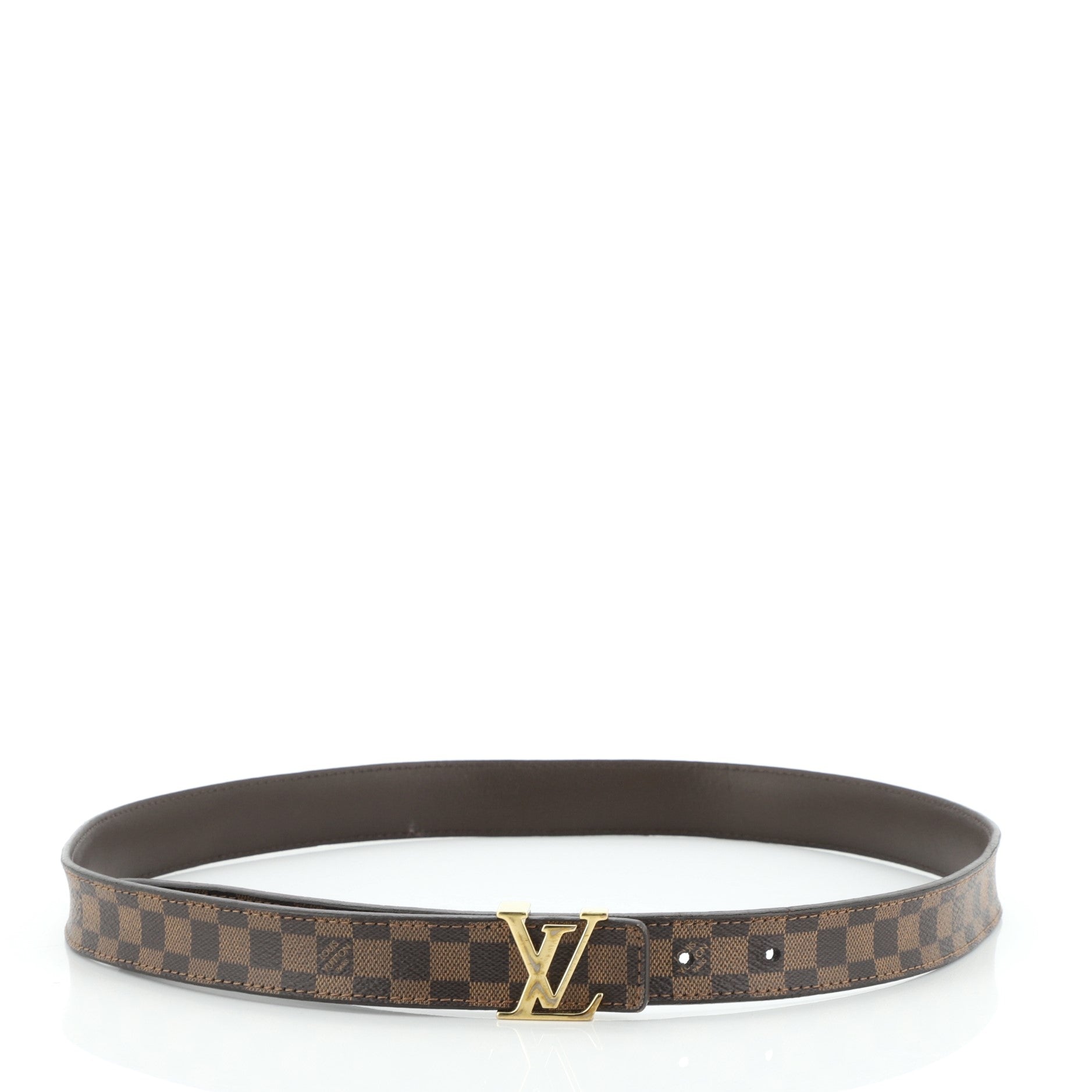 Initiales Belt Damier Thin 85
