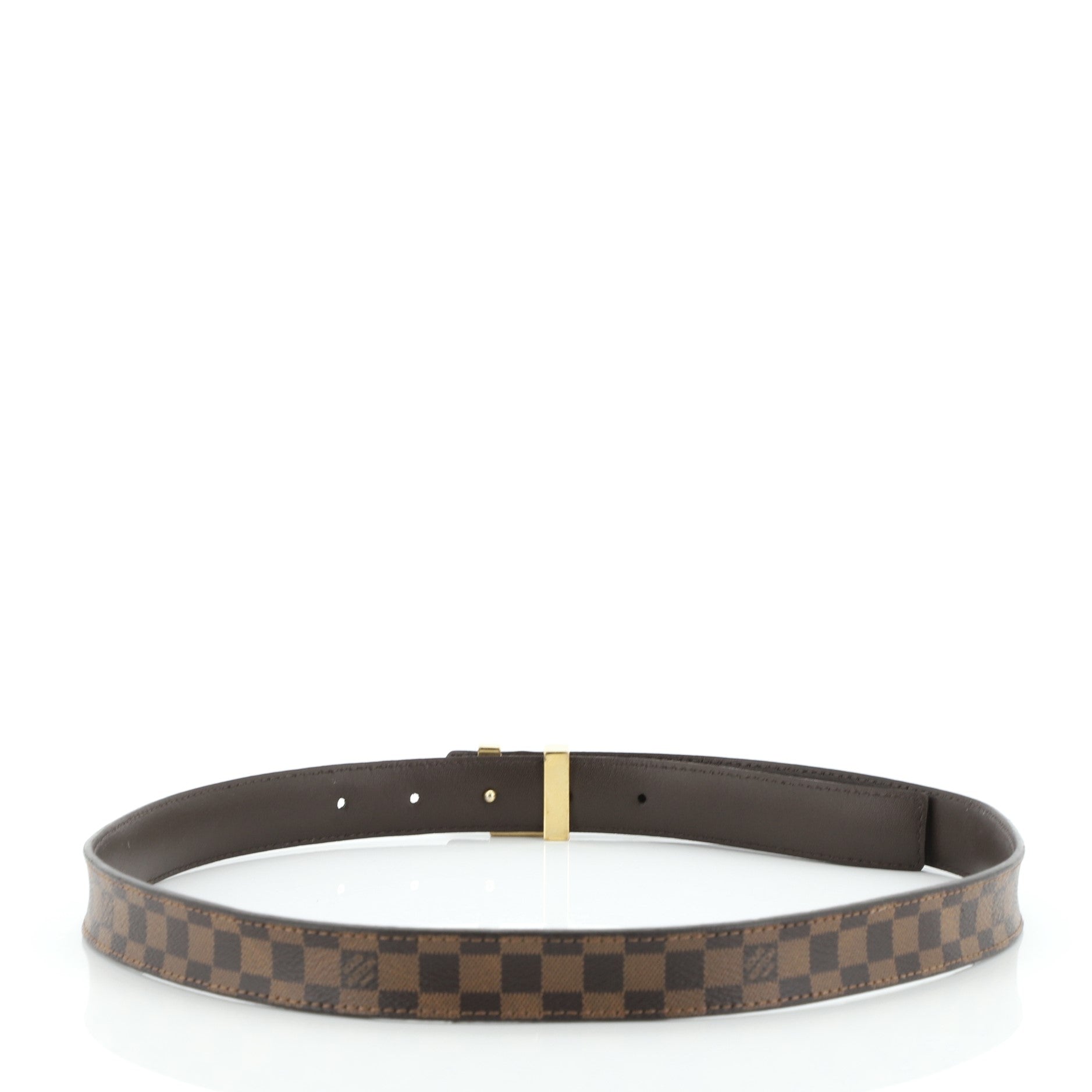 Initiales Belt Damier Thin 85