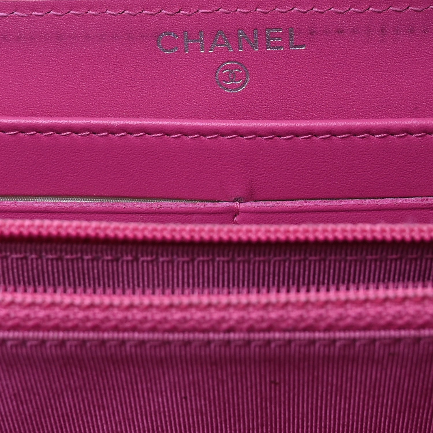 Caviar Quilted Large Gusset Zip Around Wallet Pink