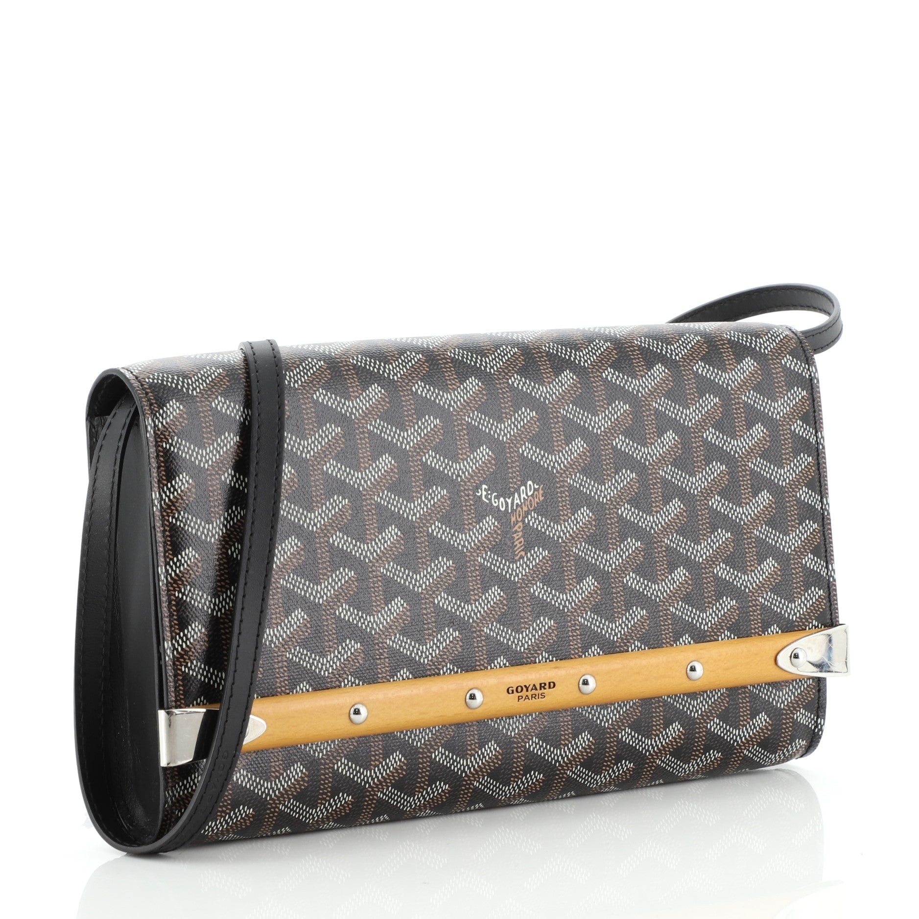 Monte Carlo Clutch with Strap Coated Canvas PM