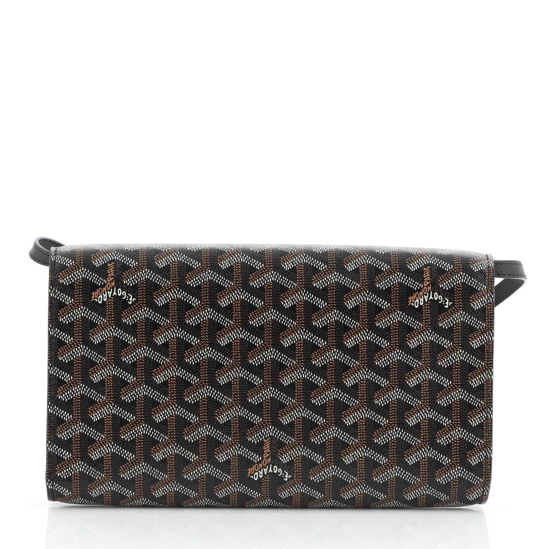 Monte Carlo Clutch with Strap Coated Canvas PM