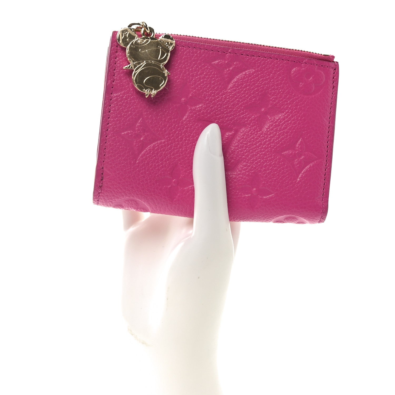 LV X TM Empreinte Monogram Lisa Wallet Kawaii Pink