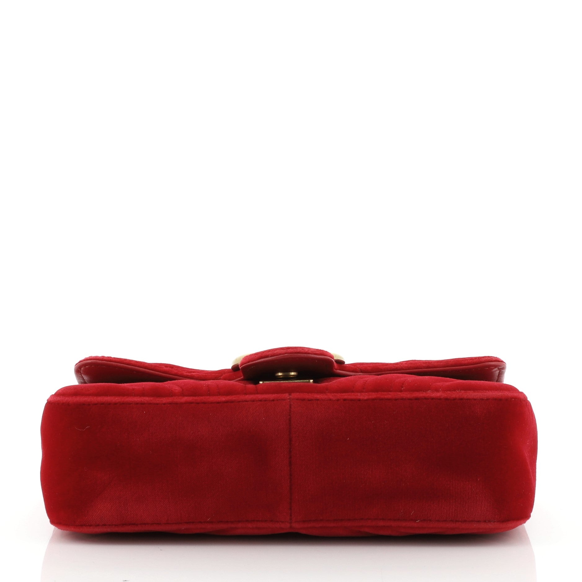 GG Marmont Flap Bag Matelasse Velvet Mini