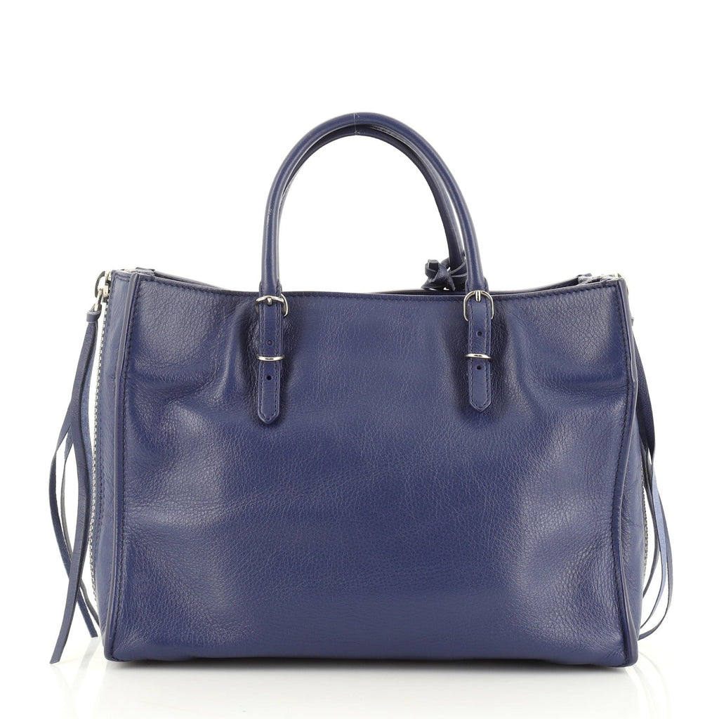 Papier A4 Zip Around Classic Studs Bag Leather Mini