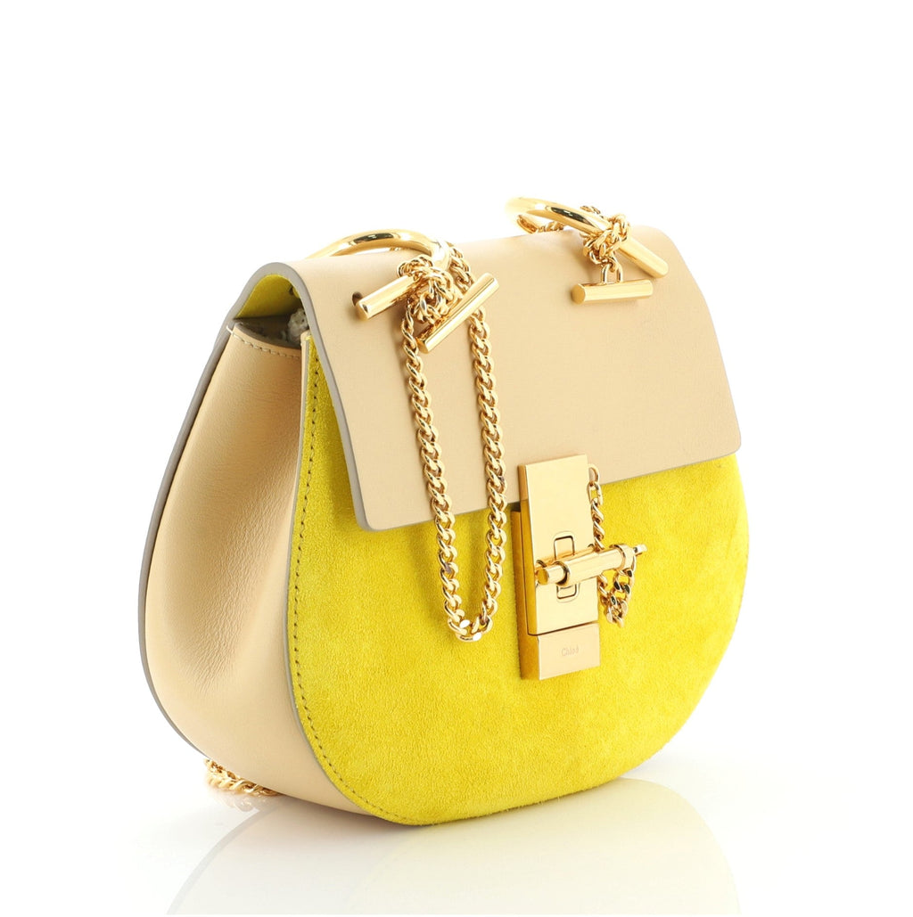 Drew Crossbody Bag Leather and Suede Mini