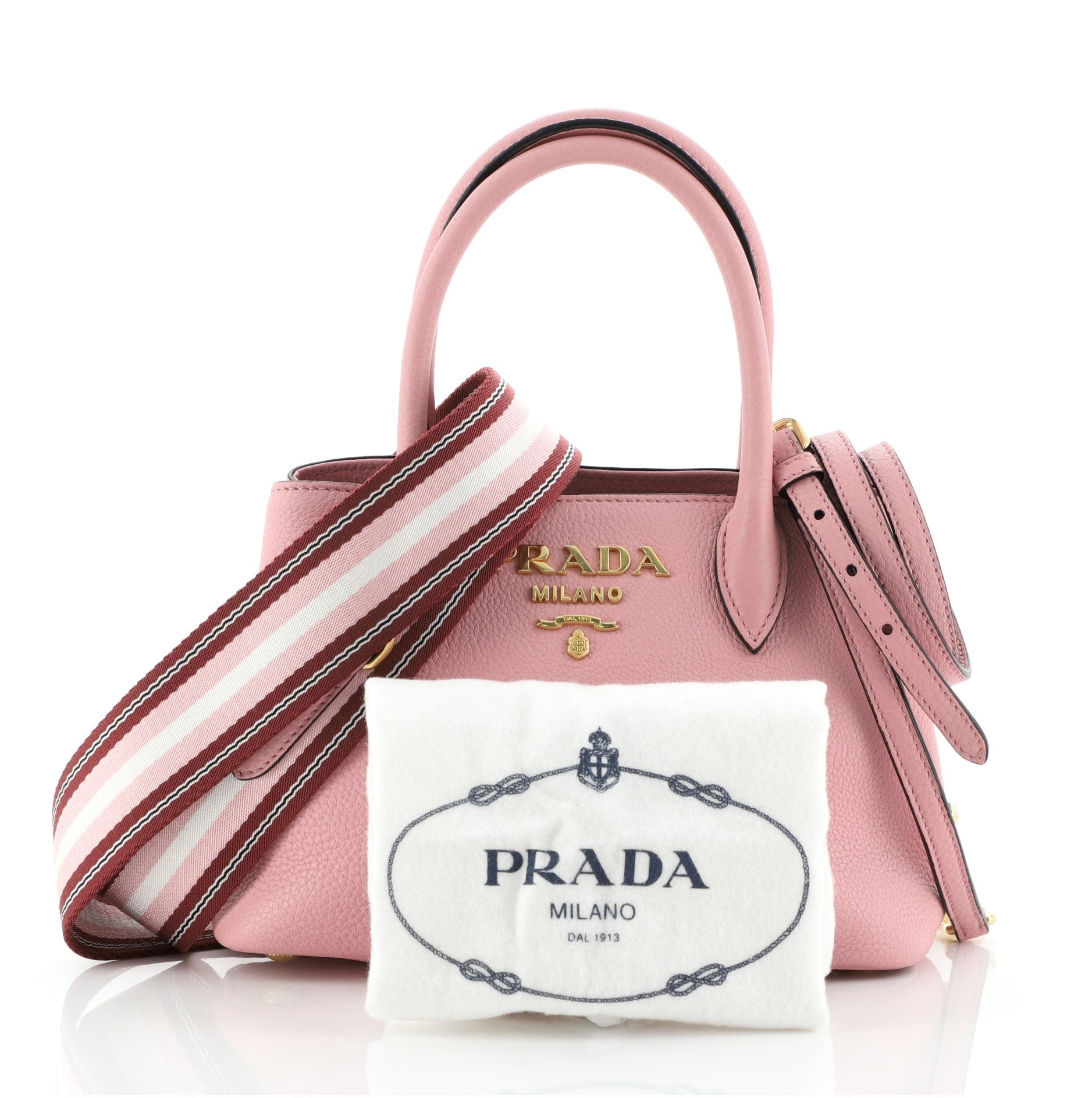 Dual Strap Convertible Open Tote Vitello Daino Mini